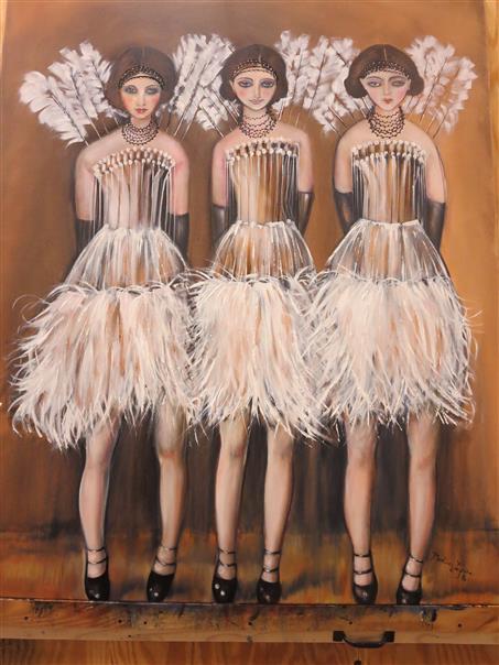 The Capen Sisters. Flapper series